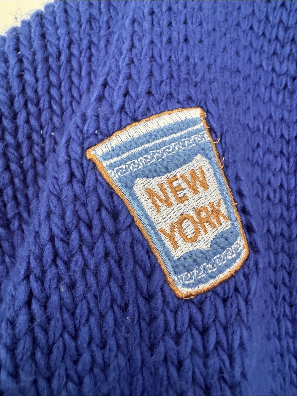 NYC Patch Cardigan - Picture 4 of 5